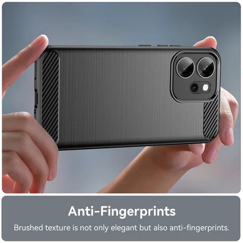For oppo Reno14 F 5G Case oppo Reno14 F 5G Cover Funda Shockproof Anti-Slip Brushed TPU Protective Phone Cover oppo Reno14 F 5G