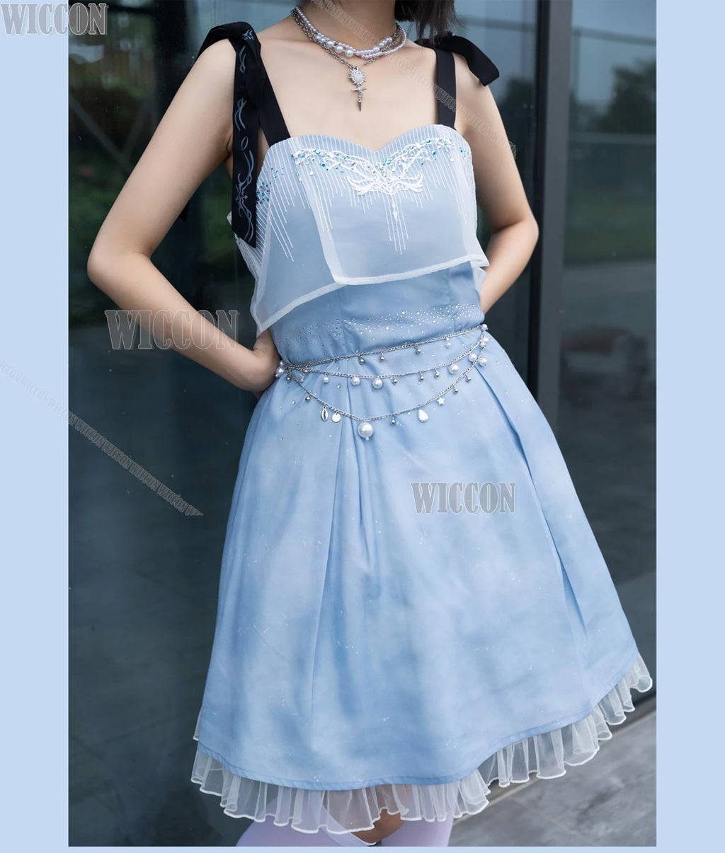 Love And Deepspace Caleb Birthday Dress Player Girl Daily Dress Cosplay Clothes Game Outfit Halloween Christmas Party Carnival
