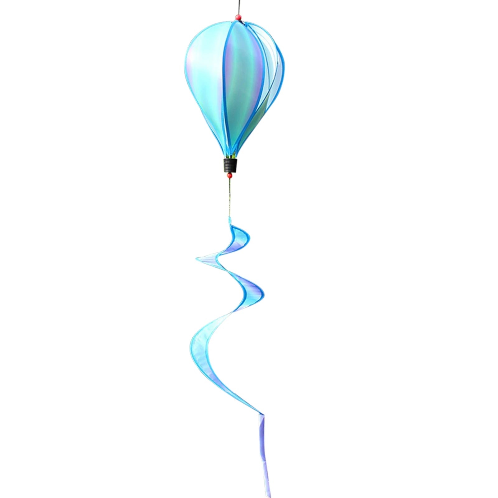 Hot Air Balloon Wind Spinner, Rainbow Hanging Wind Twister, Garden Outdoor Toys