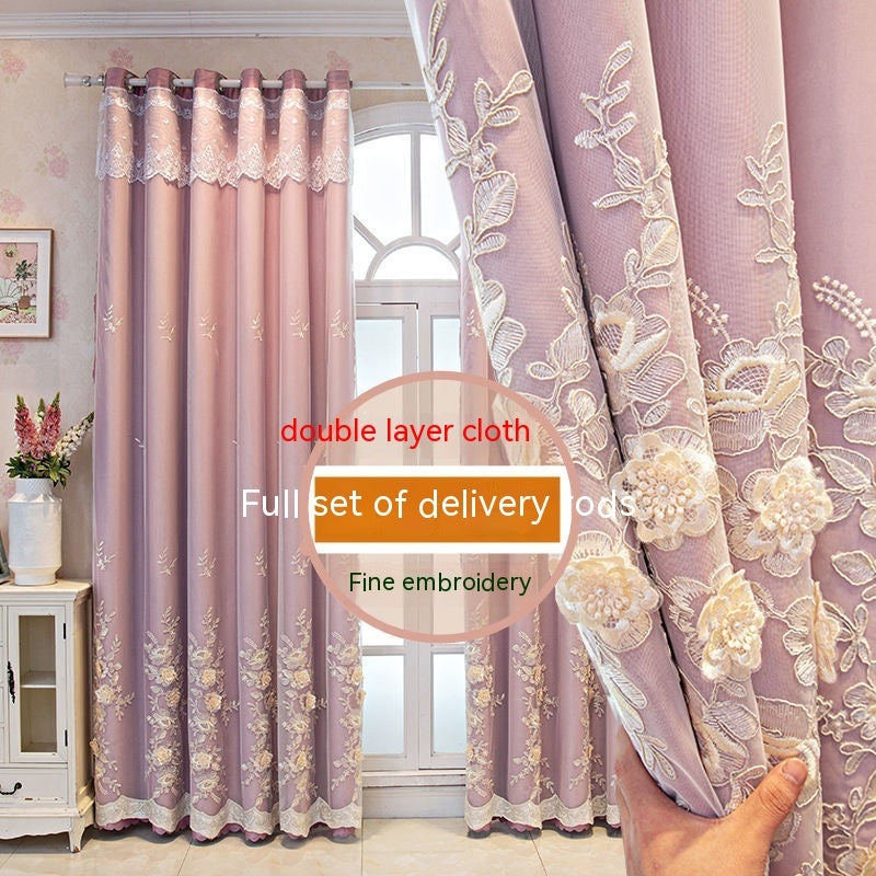 Veloria™ – Double Open Curtain Set – Magnolia Elegance Edition