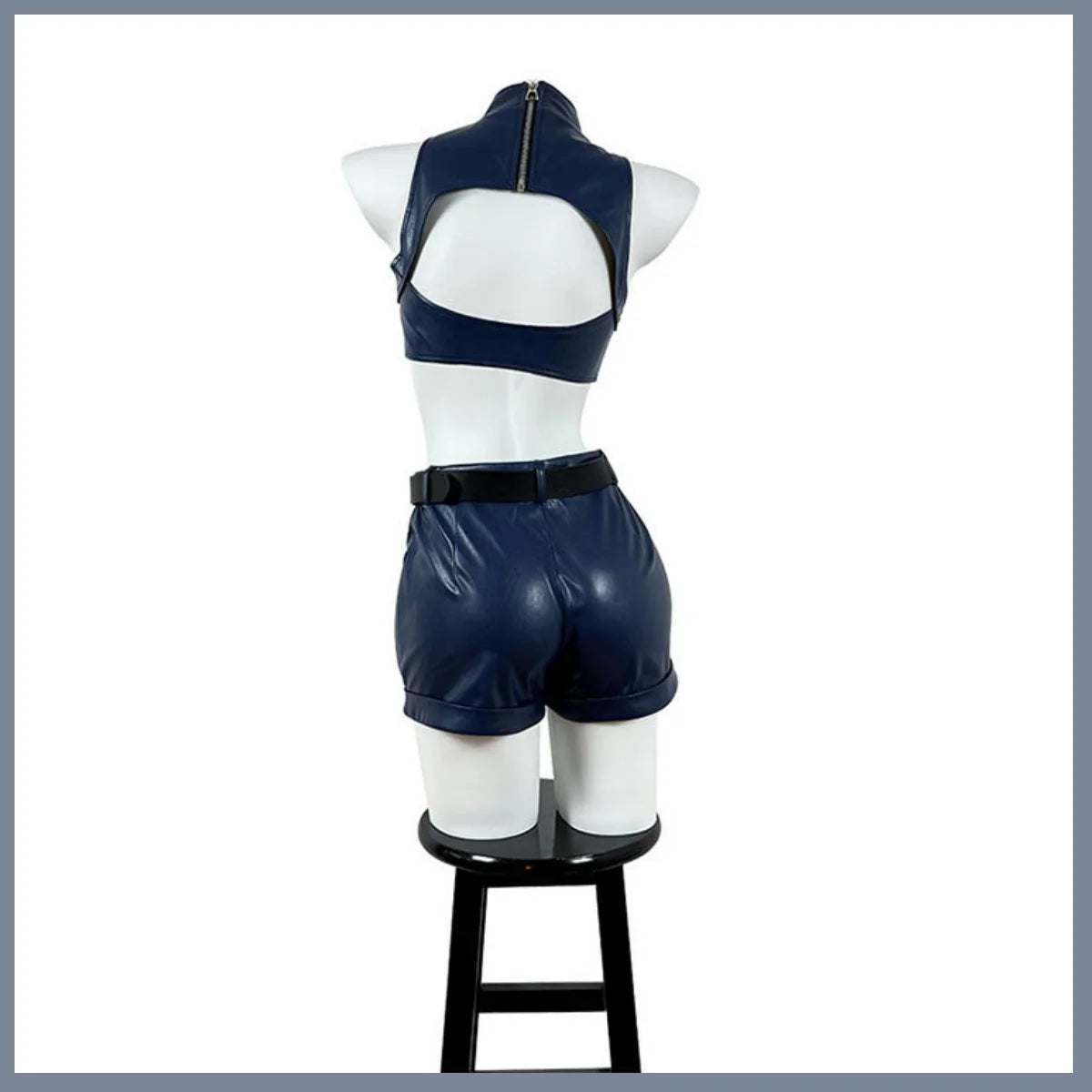 Anime CALL OF THE NIGHT Nanakusa Nazuna Cosplay Costume Coat PU Tube Tops Shorts Uniform Wig Woman Sexy Carnival Suit
