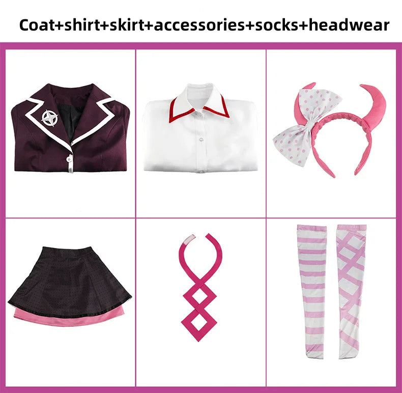 Anime Game Utsugi Kotoko Cosplay Costume Japanese JK School Uniform Coat Shirt Skirt Wig Adult Woman Kawaii Campus Suit
