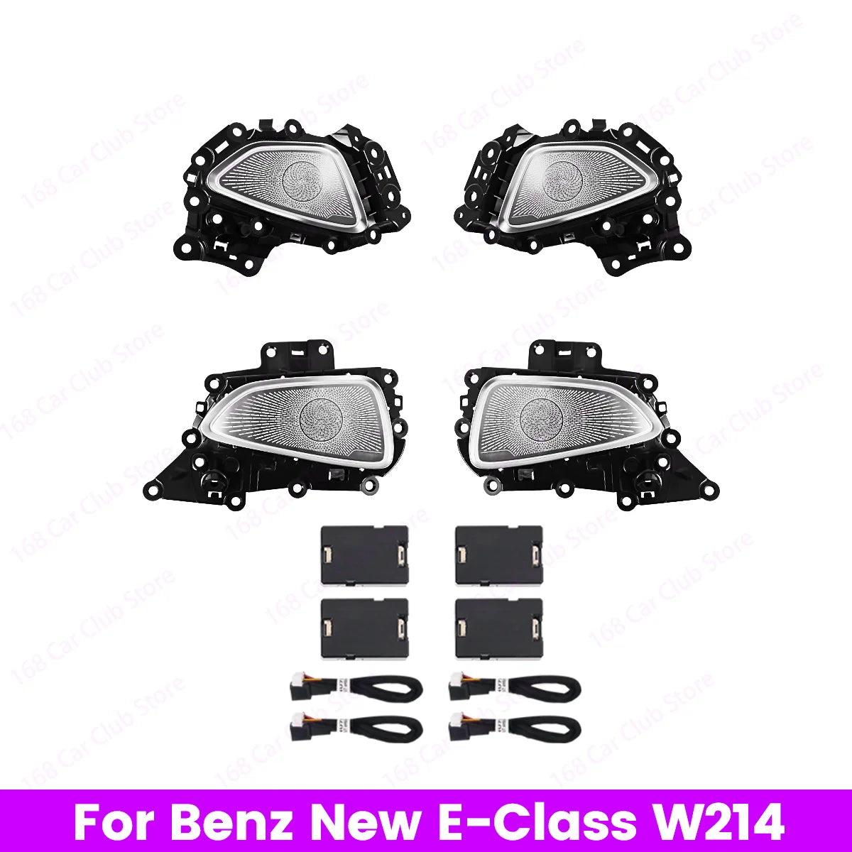 64 Color Internal And External Luminous Speaker Cover Ambient Light For Mercedes Benz W214 New E Class Car Lnterior Modification