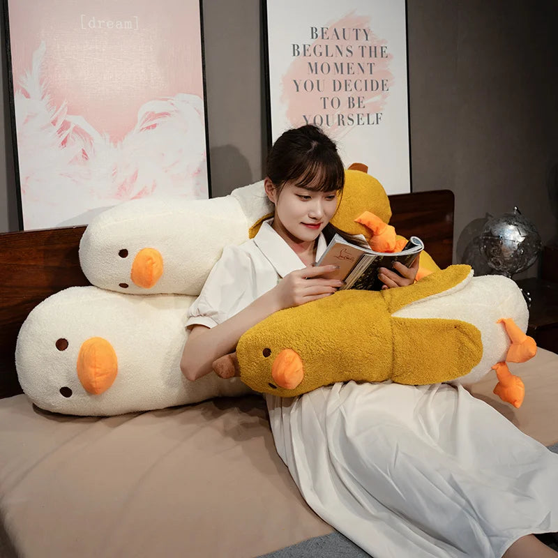 Long Strip Banana Duck Plush Toys Cartoon Cute Peeled Fruit Pillow Children Christmas Birthday Presents Home Decoration Kids