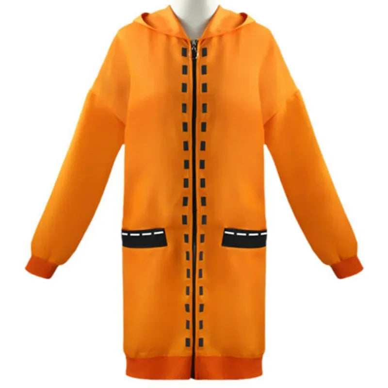 Anime Halloween Costume Runa Cosplay Yumeko Cosplay Costume School Uniform Bunny Ears Hoodie Hooded Jacket Coat Women Girl