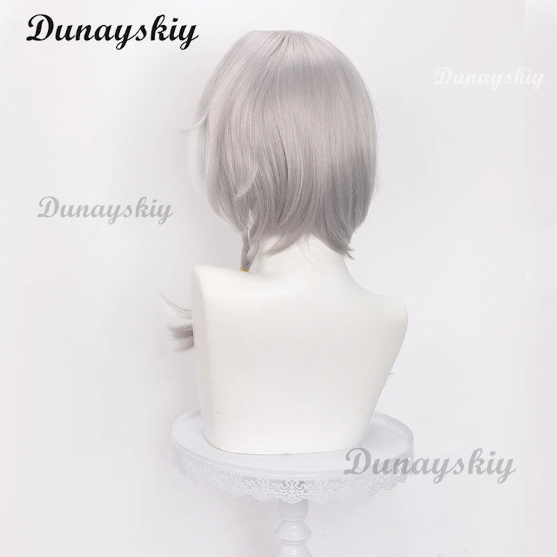 Cipher Cosplay Wig Honkai Star Rail Cifera Gray White Long Hair Amphoreus Halloween Party for Women Girls Carnival Props