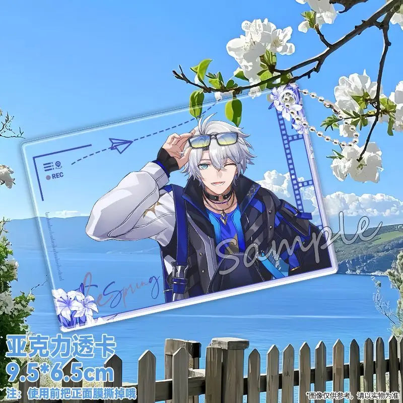 Anime Honkai: Star Rail Khaslana Mydeimos Cosplay Photo Props Diy Cartoon New Acrylic Transparent Card Card Christmas Gifts