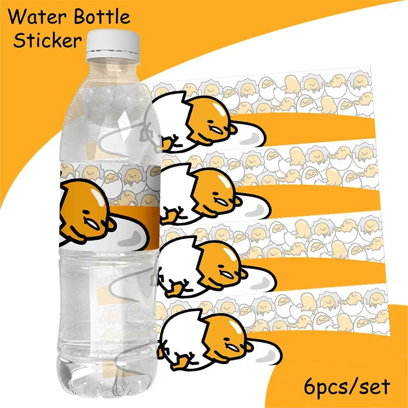 Gudetama: An Eggcellent Theme Birthday Party Cutlery Paper Cups Paper Plates Paper Disposable Party Decoration Supplies For Toys