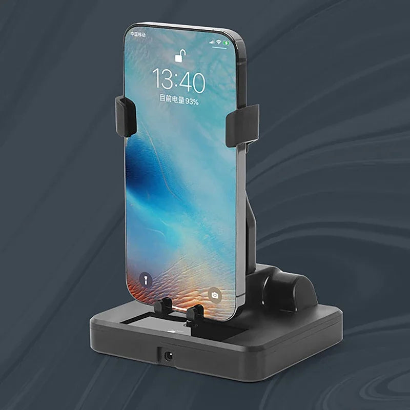 Desktop Automatic Swing Pedometer Phone Holder Stand Lazy Walker Suitable for All Smartphones Wiggler Pedometer Brush Stepper