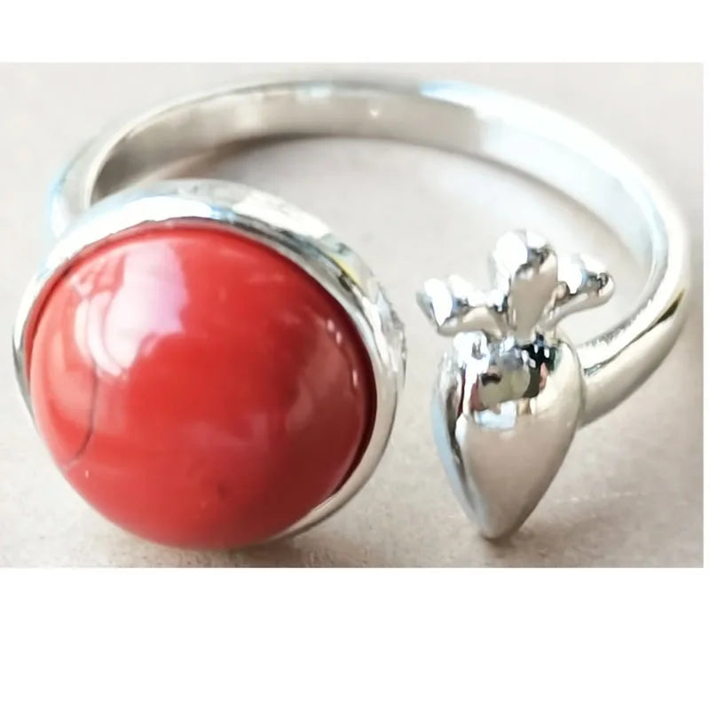 Lapis Lazuli bead Ring PWB1174