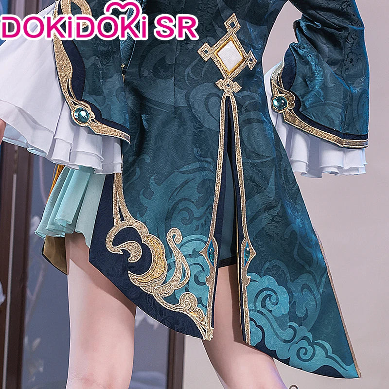 IN STOCK Xingqiu Cosplay Game Genshin Impact Cosplay Costume DokiDoki-SR Xing Qiu Genshin Impact Cosplay Halloween
