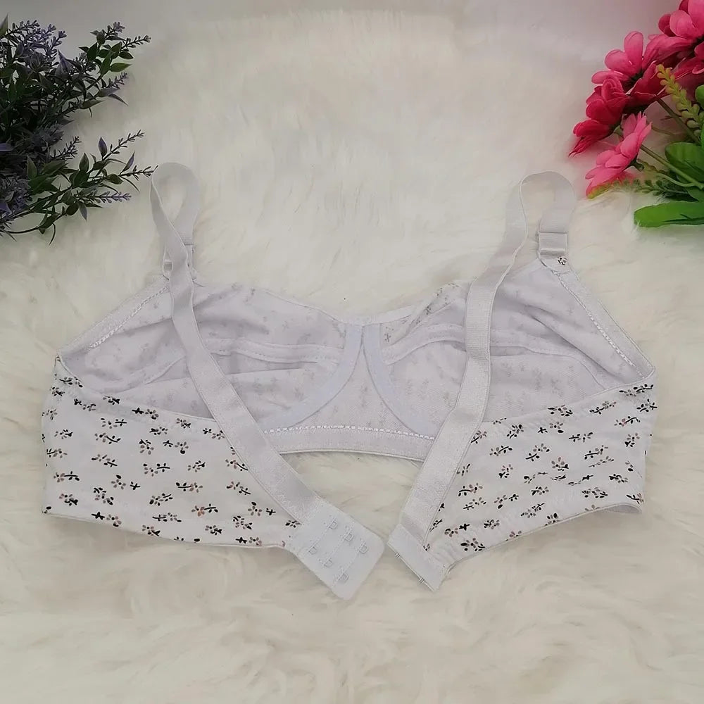 Sexy Lingerie Bra Women's Bra Minimizer Push Up 3/4 cup Wireless soft Bosom cotton Bra plus Size 36 38 40 42 44 46 B C C32