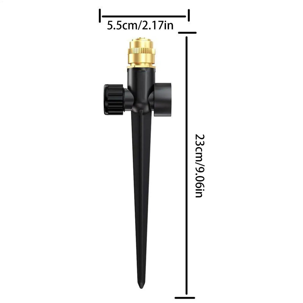 Lawn Sprinkler 360 Rotating Irrigation Sprayer Weather-Resistant Full Coverage Sprinklers For Gardening Farm Lawn Greenhouse