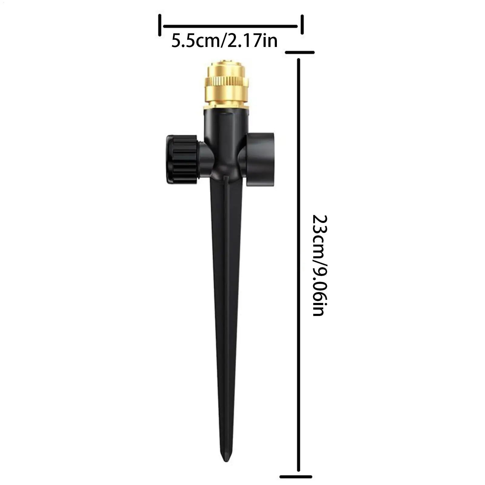 Lawn Sprinkler 360 Rotating Irrigation Sprayer Weather-Resistant Full Coverage Sprinklers For Gardening Farm Lawn Greenhouse