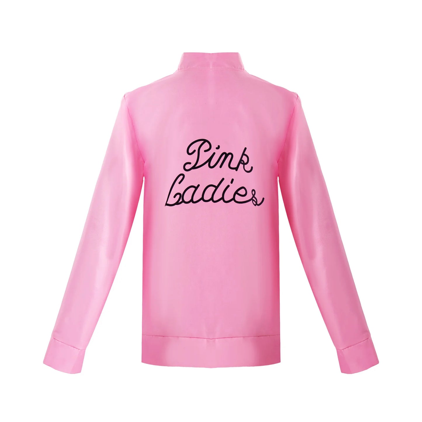 Pink Lady Grease Cosplay Costume Coat Woman Retro Halloween Carnival Party Clothing