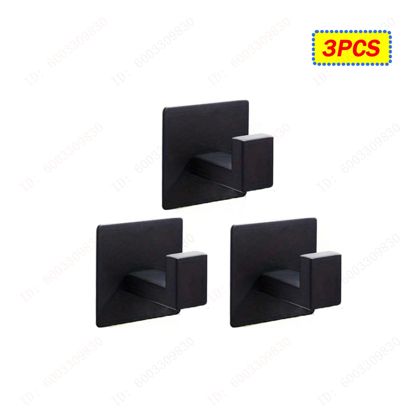 6/3PCS Strong Adhesive Wall Hooks,Self-adhesive Hooks,Towels Hanger Hook,Coat Hanging Rack,Key Holder,Bathroom Accessories