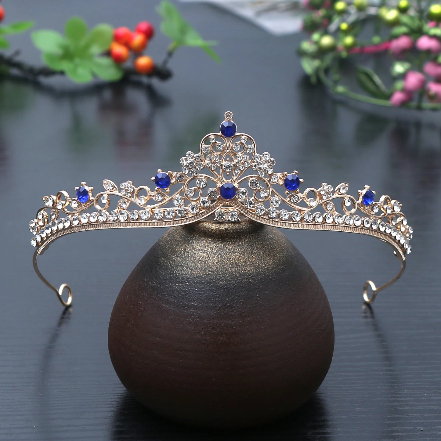 1pc Exquisite Fashion Princess Crystal Hair Crowns Headband Girls Bridal Prom Crown Wedding Party Accessiories Hair Jewelry