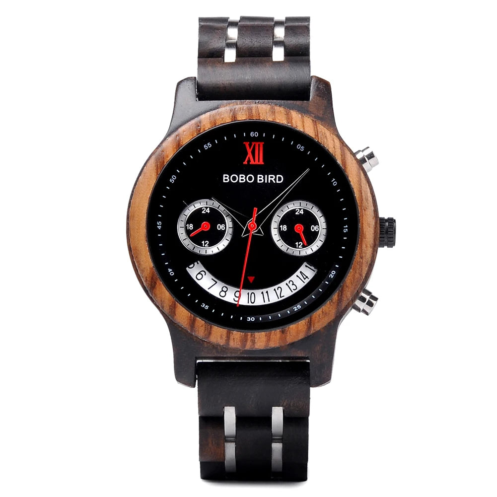 Clearanced Watch BOBOBIRD Design Wood Quartz Wristwatch for Men Good Value for Money Watchs Eco-giftsMystery Box Randomly Sends