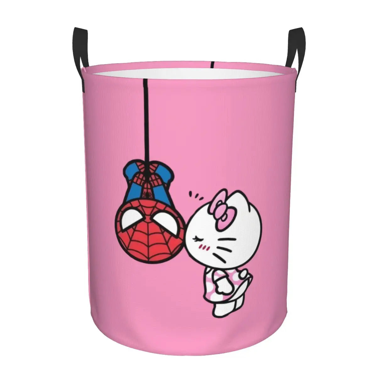 Custom Hello Kitty Laundry Basket Collapsible Large Clothes Storage Bin Cartoon Character Baby Hamper