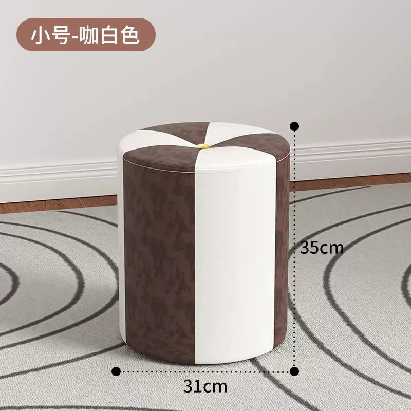 nordic Footrest Stool Hallway kitchen makeup living room vanity chair Wooden luxury home offer Interior items foot furniture