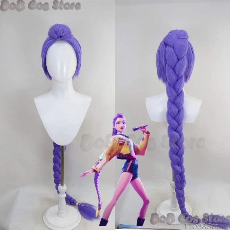 Rumi 2VER Suit K-POP Demon Hunter Cosplay Idol Girl Group Suit Sexy Coat Jacket Woman Wig Halloween Party Carnival Stage Outfit