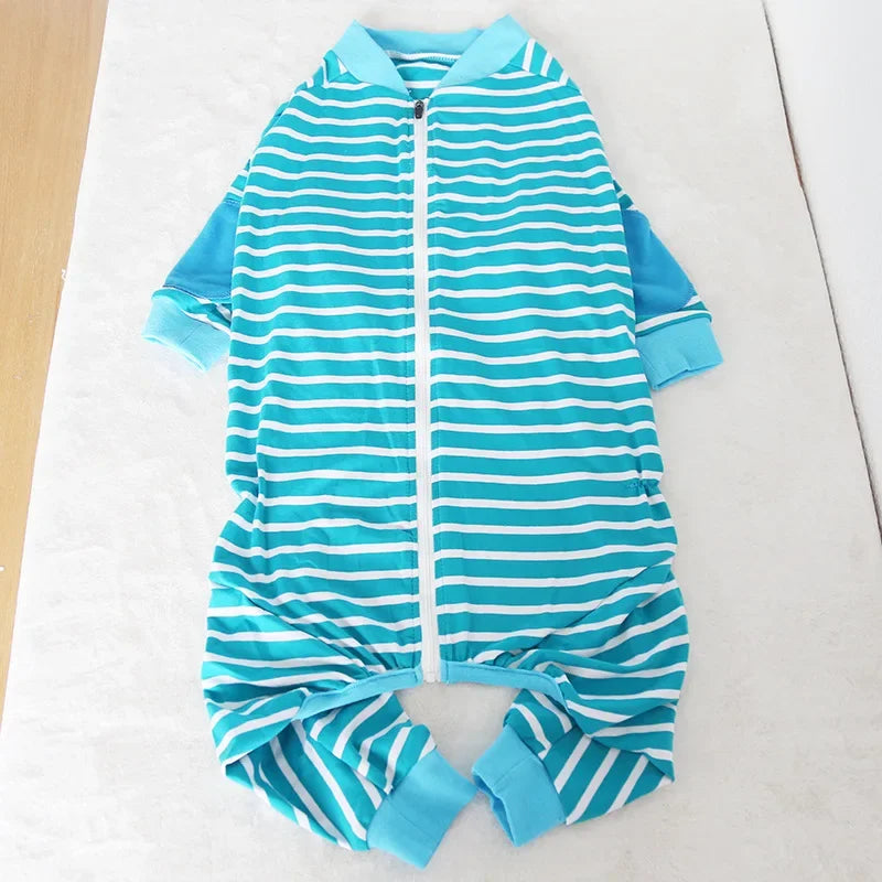 For Big Dog Clothing Jumpsuit Overalls Winter Large Dog Clothes Pajamas Rompers Samoyed Husky Golden Retriever Dog Coat Costumes