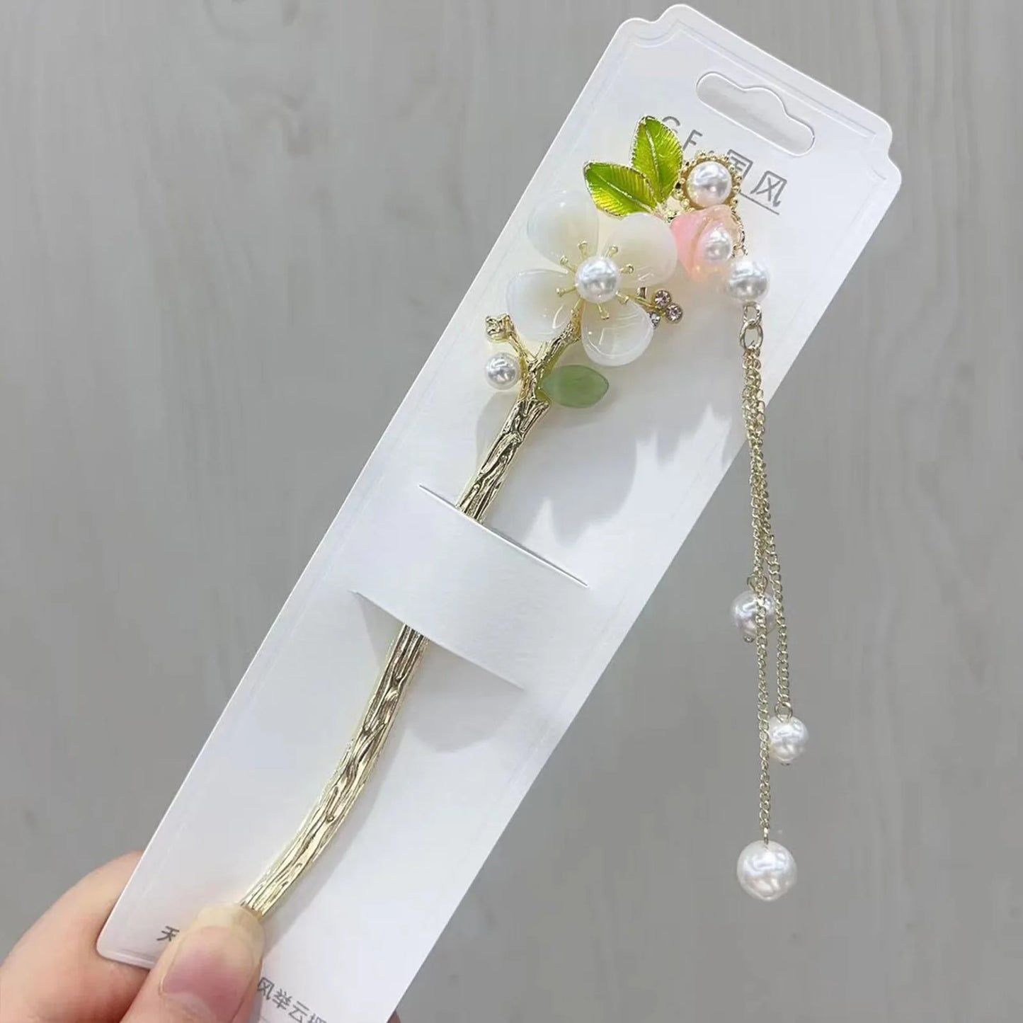 Ancient Chinese Style Hair Sticks Crystal Hairpin Chopsticks For Women Pearl Pendant Hair Clasp Forks Ancient Headpiece Gift