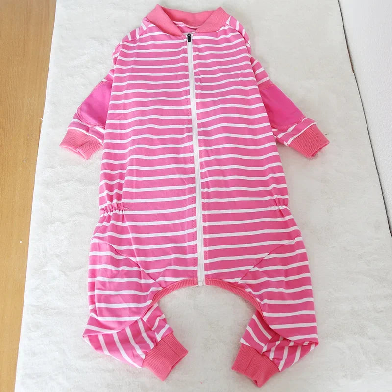 For Big Dog Clothing Jumpsuit Overalls Winter Large Dog Clothes Pajamas Rompers Samoyed Husky Golden Retriever Dog Coat Costumes