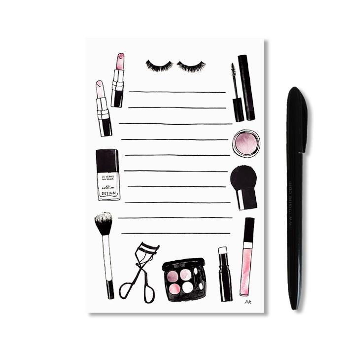 Beauty Makeup Notepad