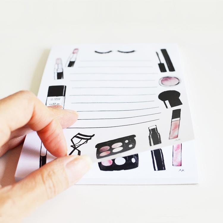 Beauty Makeup Notepad