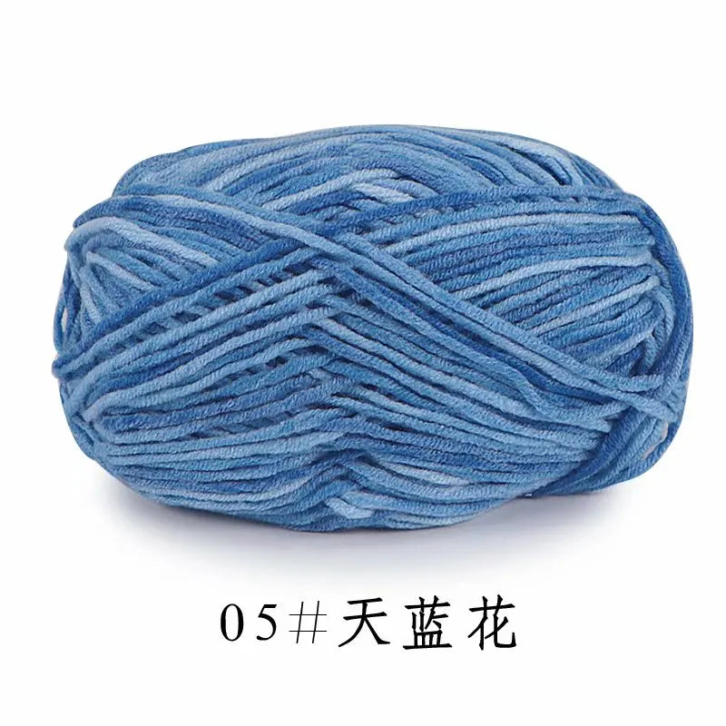 5Strands 2.5mm Colorful Soft Cotton Baby Knitting Wool Yarn Crochet Craft  Crochet Fancy Yarn Hand Knitting Sweater Baby Clothes