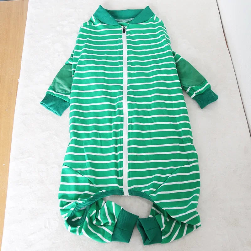 For Big Dog Clothing Jumpsuit Overalls Winter Large Dog Clothes Pajamas Rompers Samoyed Husky Golden Retriever Dog Coat Costumes