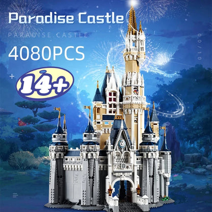 MINISO 4080 PCS Princess Castle Modular Building Blocks Bricks Kids Toy Christmas Birthday Gifts Compatible 71040 16008 IN STOCK
