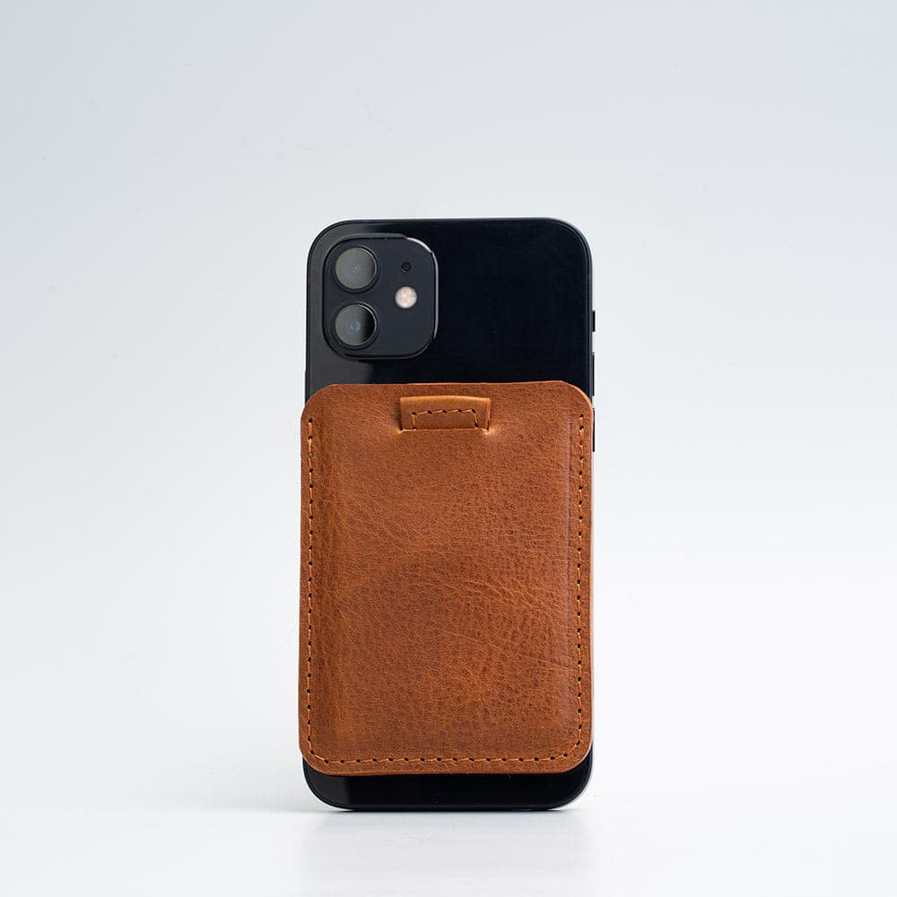 Leather Wallet compatible with MagSafe - 6 cards