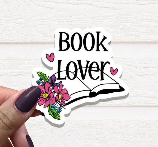 Book Lover Vinyl Sticker