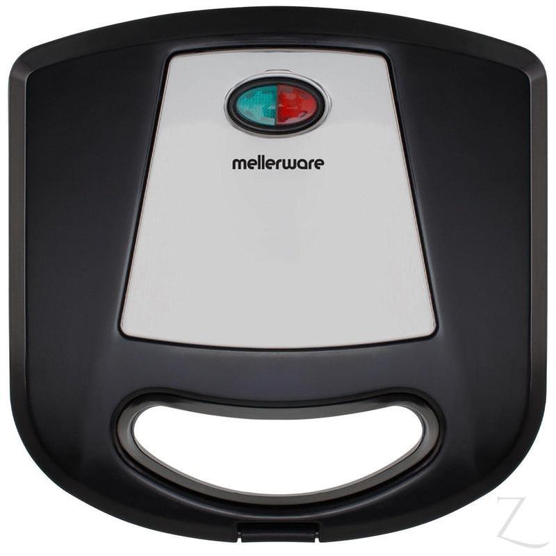 Mellerware Sandwich Maker 2 Slice Non-Stick Black 750W "Doppio"