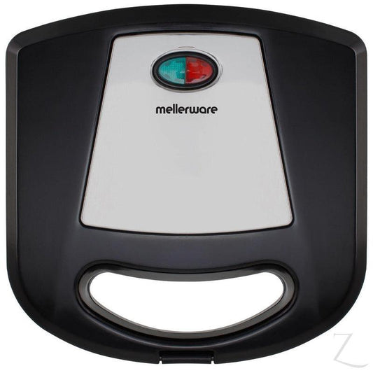 Mellerware Sandwich Maker 2 Slice Non-Stick Black 750W "Doppio"