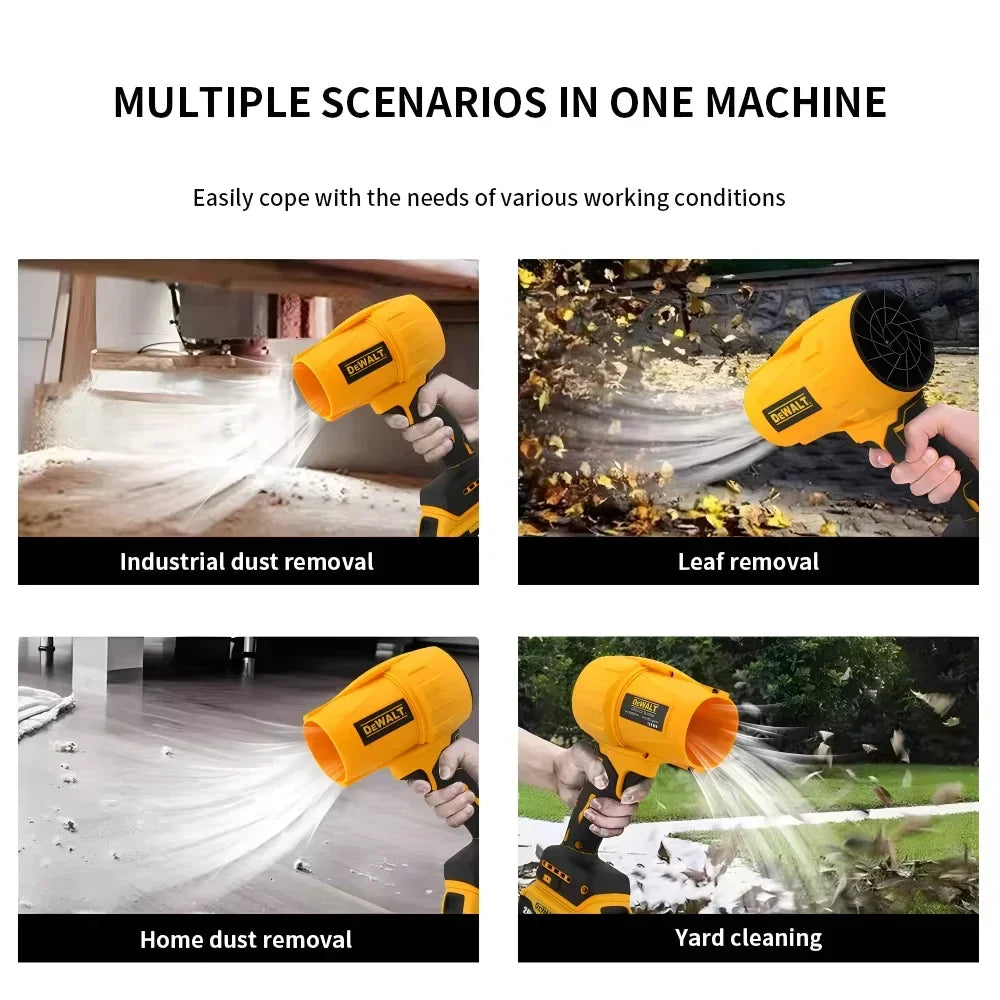 Dewalt 30,000 RPM brushed fan Cordless turbine fan handheld violent fan dryer 20V rechargeable dust-blowing tool 2025 new