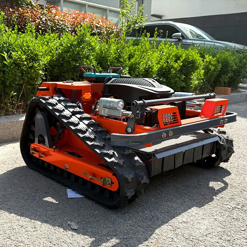 Customized  Remote Control Flail Lawn Mower Y-Shaped Hammer Blade Brush Cutter Automatic Robot Grass Cutter