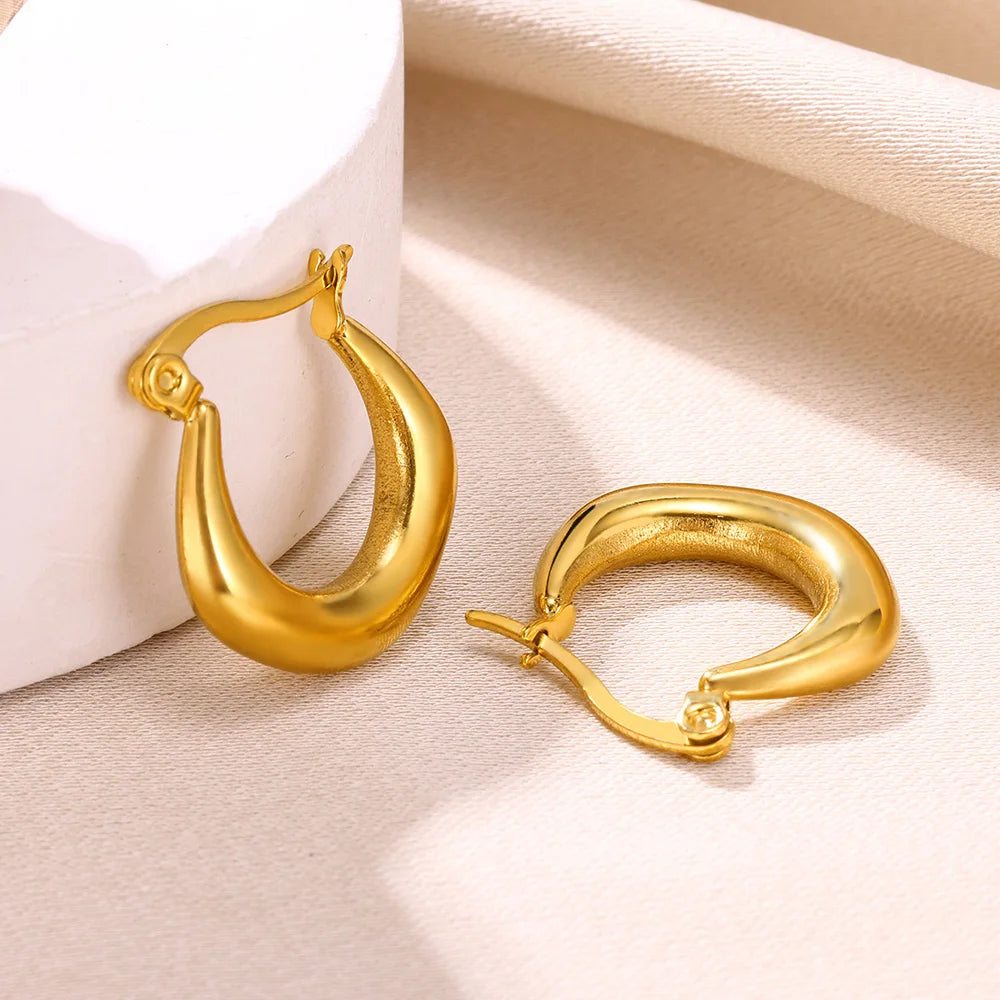 Bow Earring Butterfly  Aretes Stainless Steel Earrings For Women Spring Coil Twisted Earring Brincos Christmas Party Jewelry