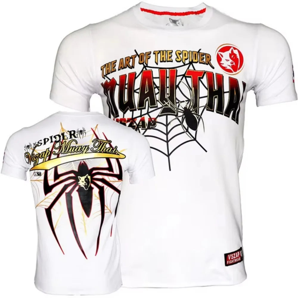 Muay Thai 3D Print Sports Quick-dry Breathable Men Women T-shirt Boxing Wrestling Team Club Uniform Short Sleeve Summer Clothing
