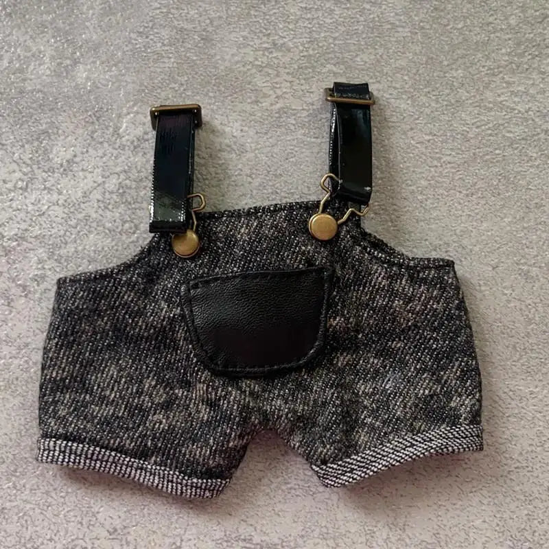 For  labubu Big Into Energy Series baby black suit clothes wild T-shirt shorts tide cool