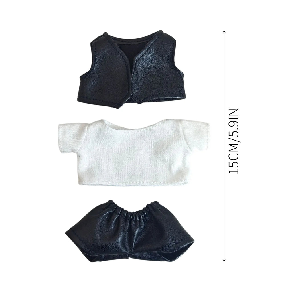 For 17cm Labubu baby clothes series doll clothes Macaron for Modern style of labubu outfit