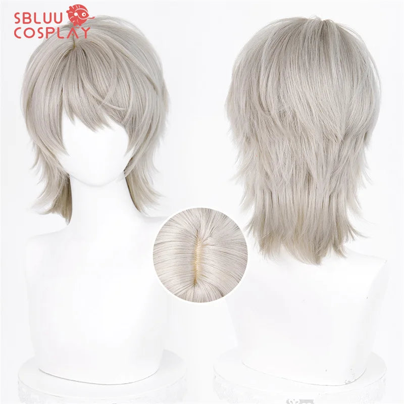 SBluuCosplay Xavier Cosplay Wig Game Love and Deepspace Heat Resistant Synthetic Hair Halloween Party Wigs
