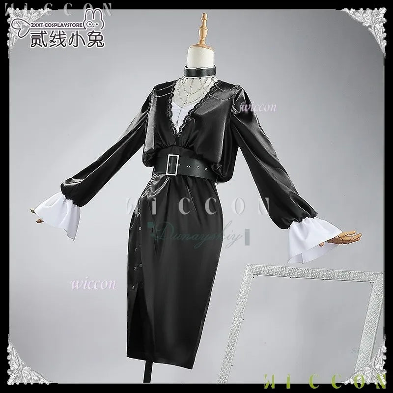 Halloween Game Path To Nowhere Happyzoo Langley Anime Cosplay Costume Long Trench Coat Wig Full Party Clothing