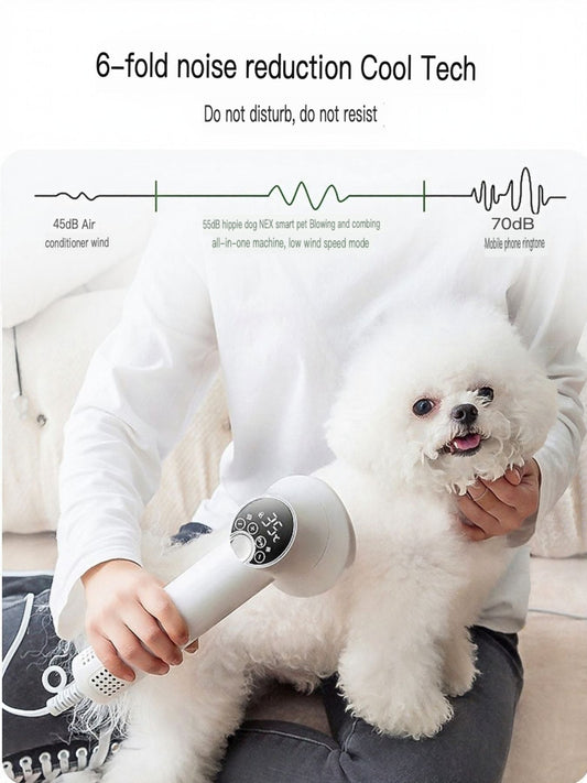 Low Noise Pet Hair Dryer & Comb