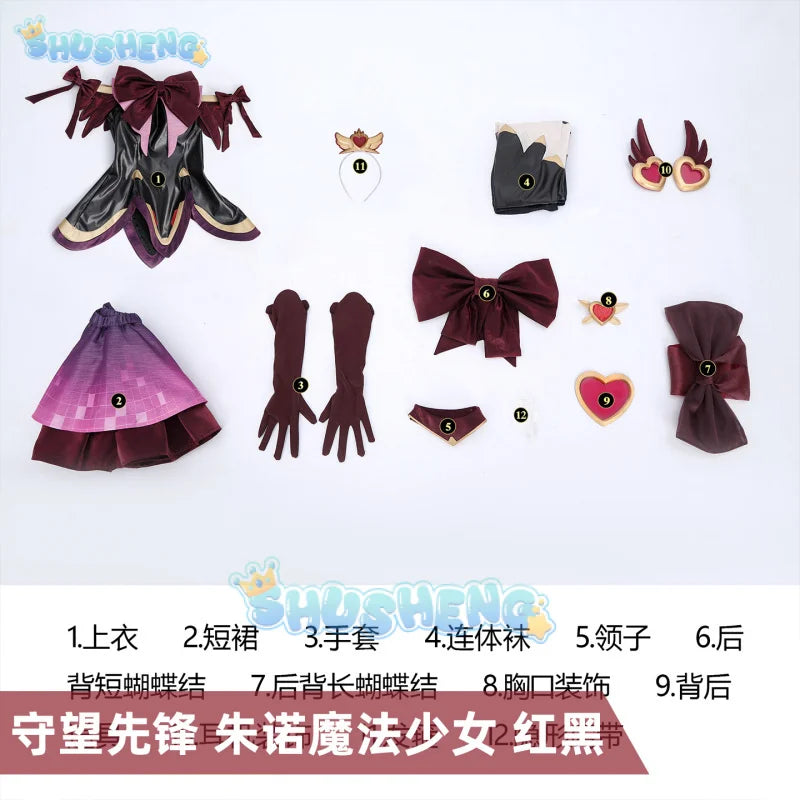 Overwatch Hearthope Juno Cosplay Costume Dokiwatch Uniform Halloween Carnival Party Christmas Play Role Clothes Clothing