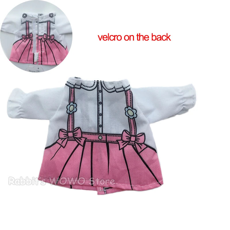 1PC Lovely Maid Outfit Suit Dress Clothes for 25cm Mellchan Baby Doll Accessories Fit 1/6 BJD Doll Girls DIY Gifts