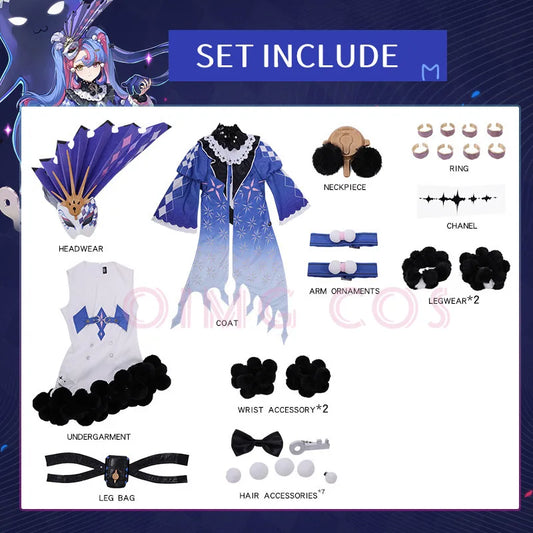 Wuthering Waves ROCCIA Cosplay Costume Carnival Uniform Anime Halloween Costumes Women Game