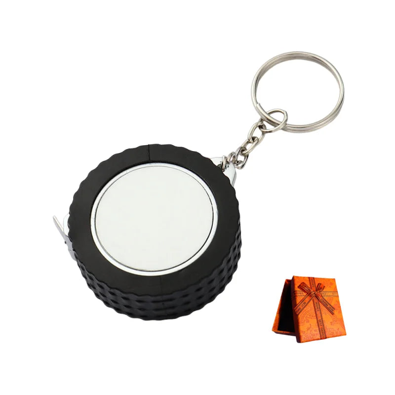 1 Piece Personalised Custom Photo Mini Tape Measure Keychain - Personalised gifts, durable home improvement tools and keychains.